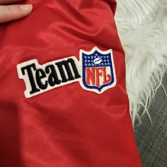 Chalkline vintage Kansas city  chiefs football  bomber jacket  made in USA - Picture 4 of 9